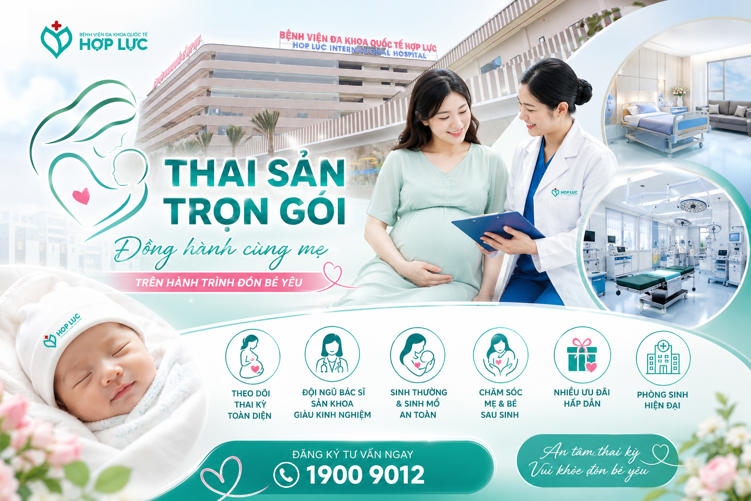 Thai sản trọn gói tại bệnh viện đa khoa quốc tế hợp lực