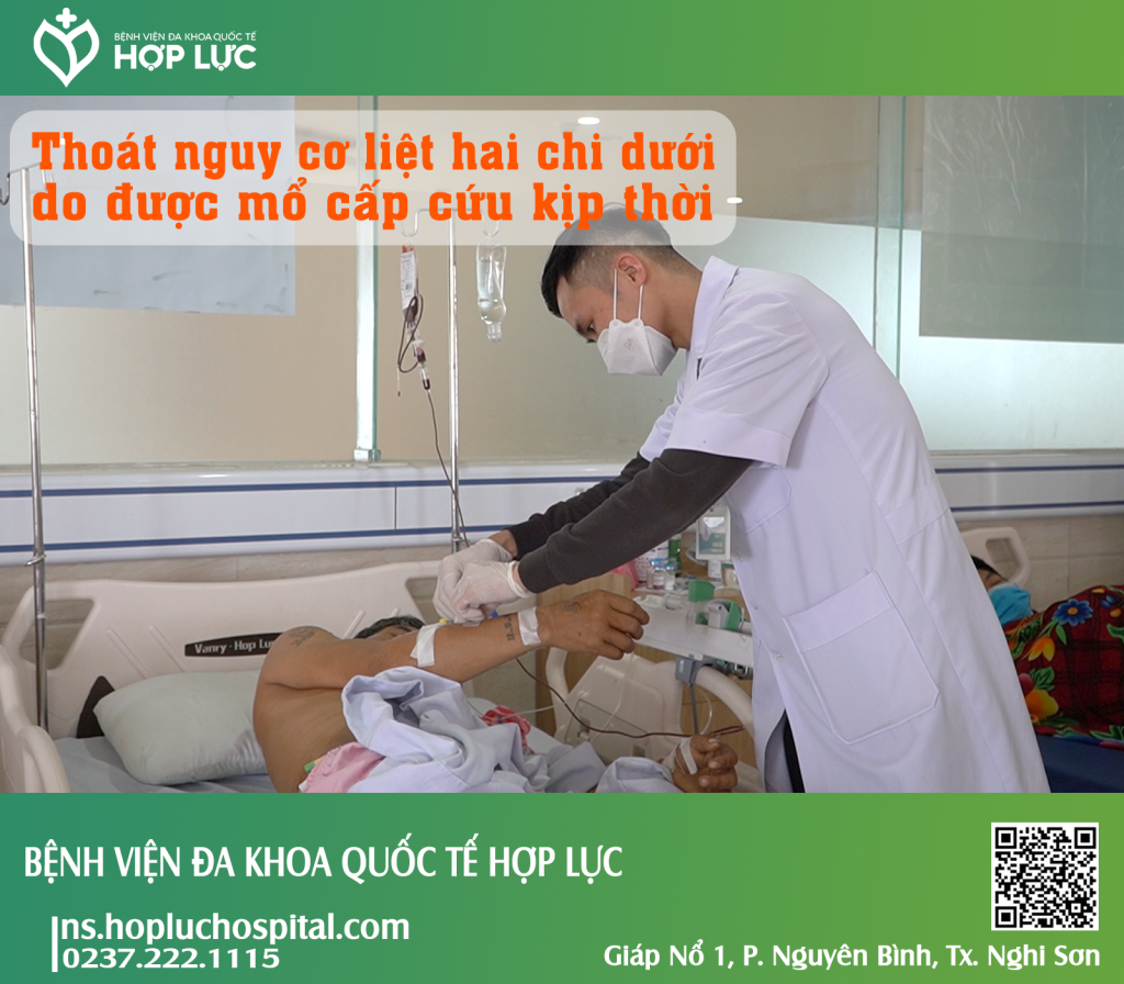 Bệnh nhân thoát nguy cơ liệt hai chi dưới do được phẫu thuật cấp ...